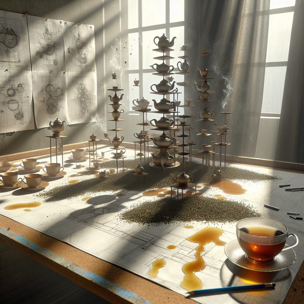 Creating Artistic Installations Inspired by Tea