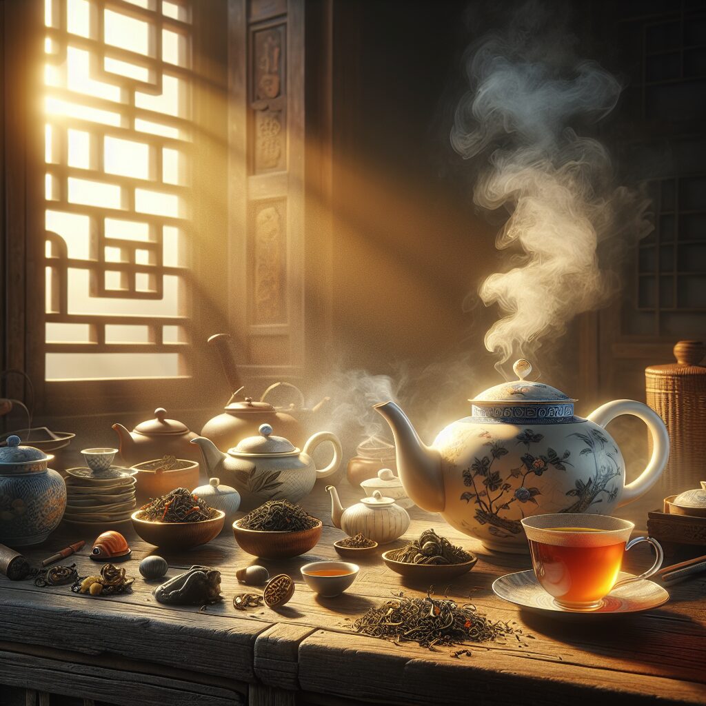 Exploring Tea Imagery in Classical Paintings