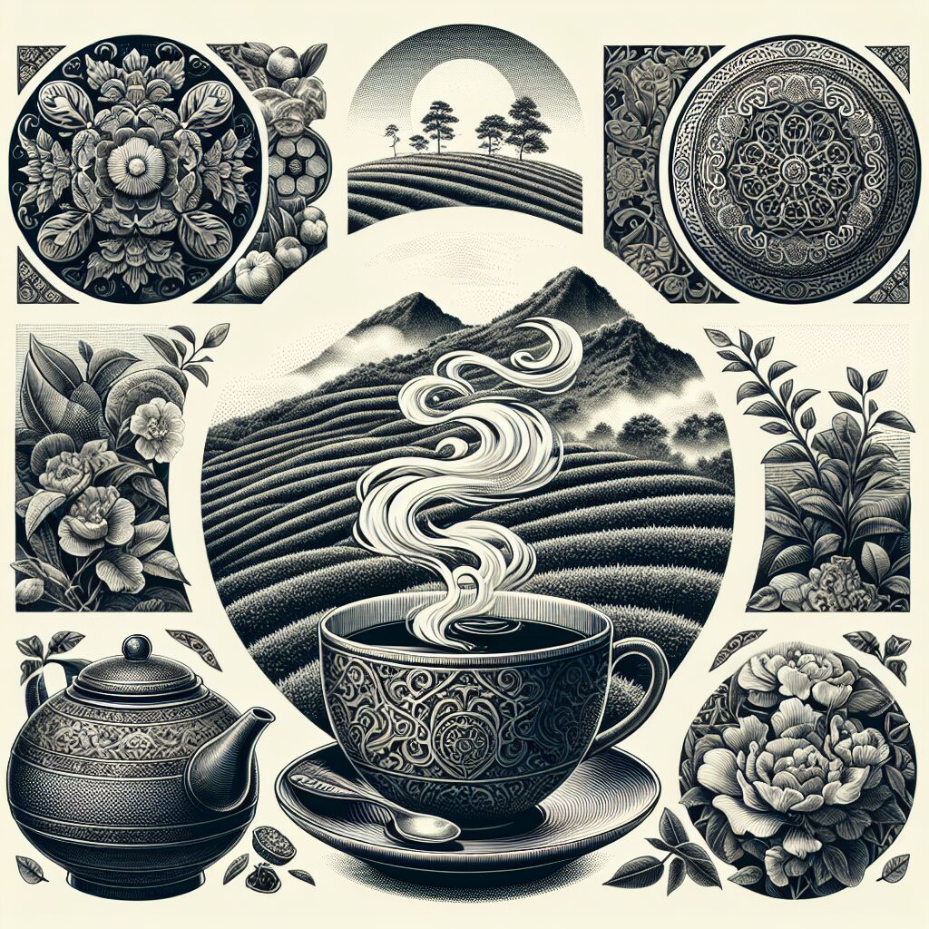 Incorporating Tea Themes in Graphic Design