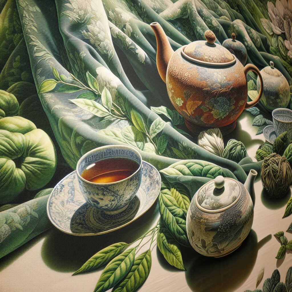 Infusing Tea Themes into Textile Art