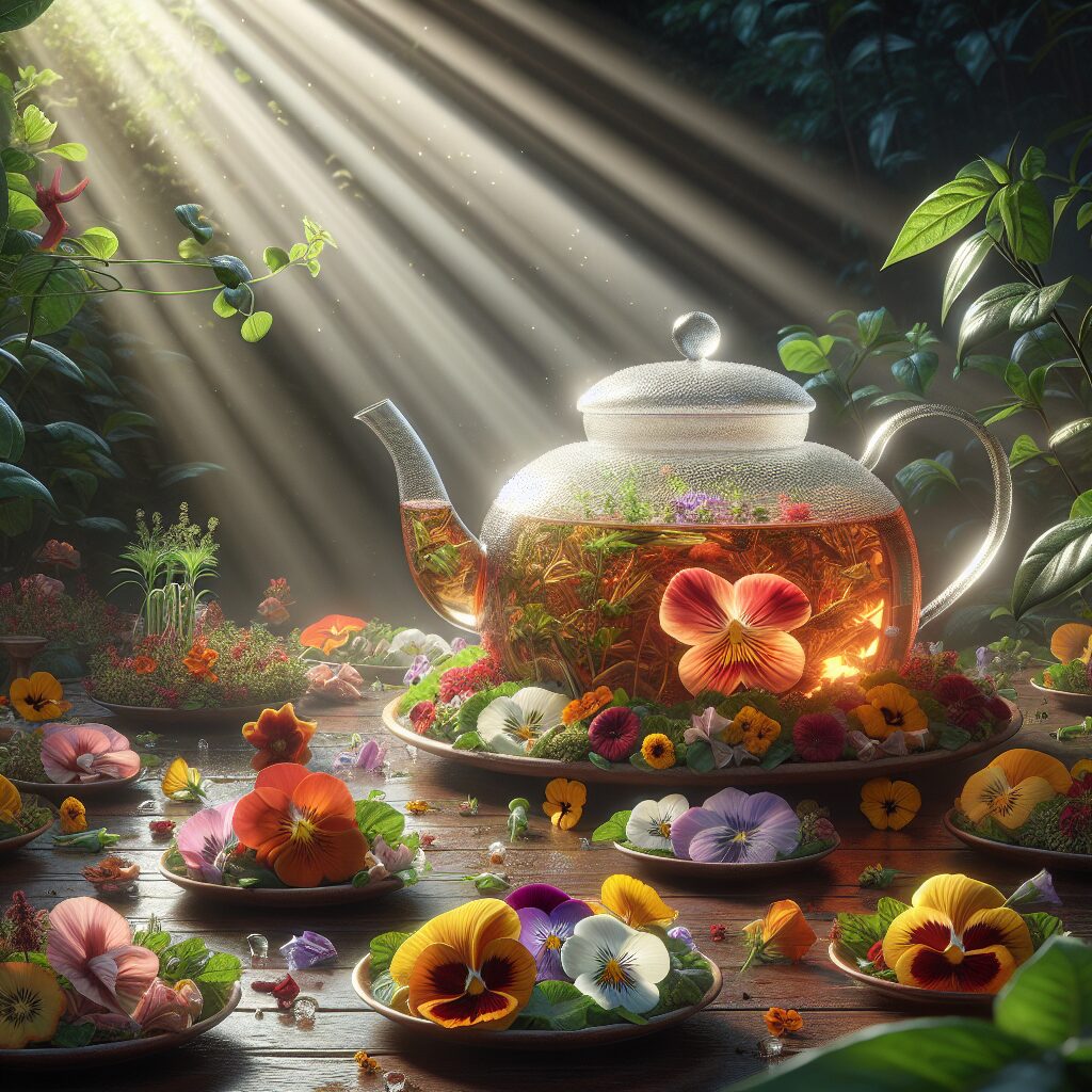 Integrating Edible Flowers into Your Tea Garden