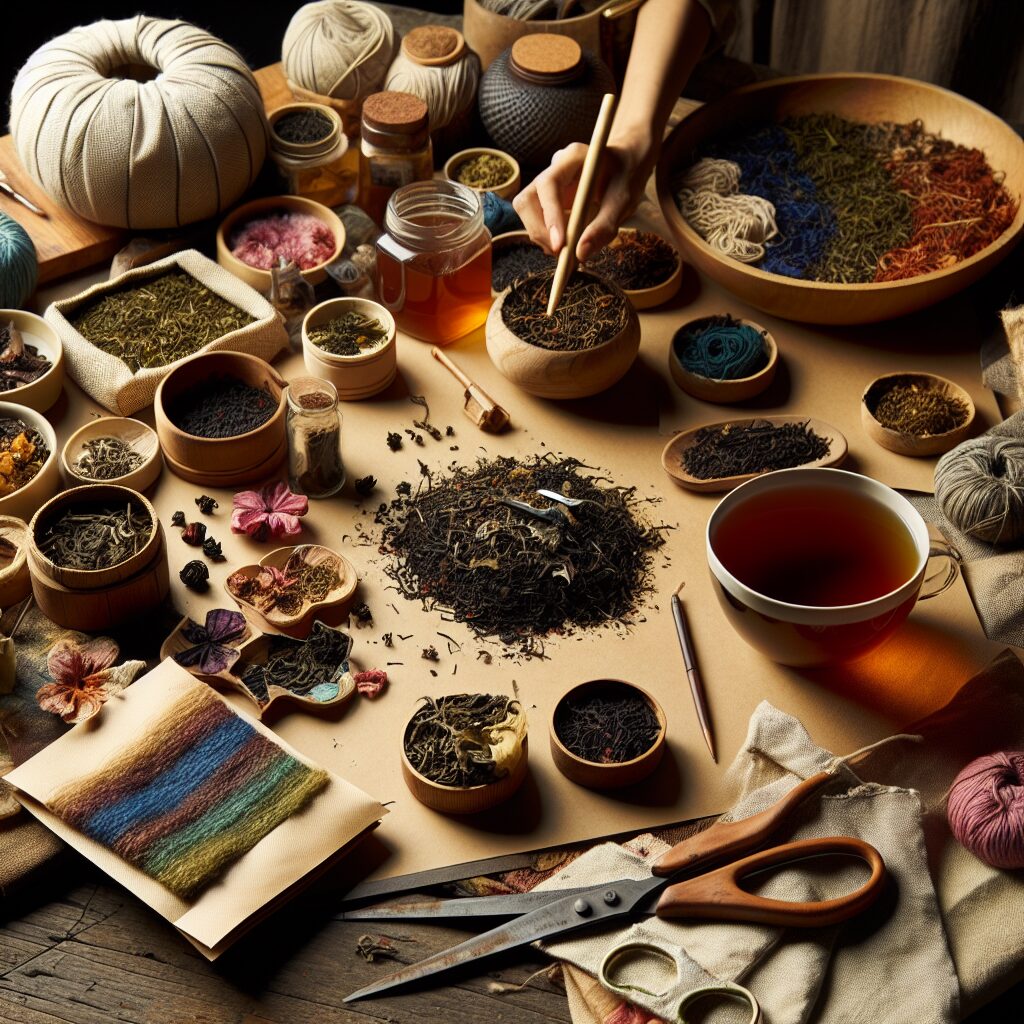 Integrating Tea in Cultural Art Projects