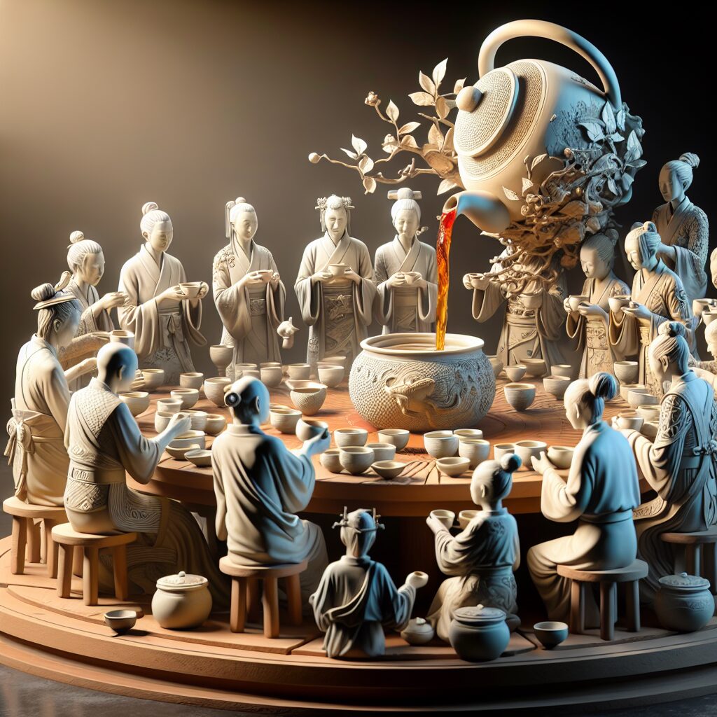 Tea Inspired Sculptures: A Fusion of Art and Tradition