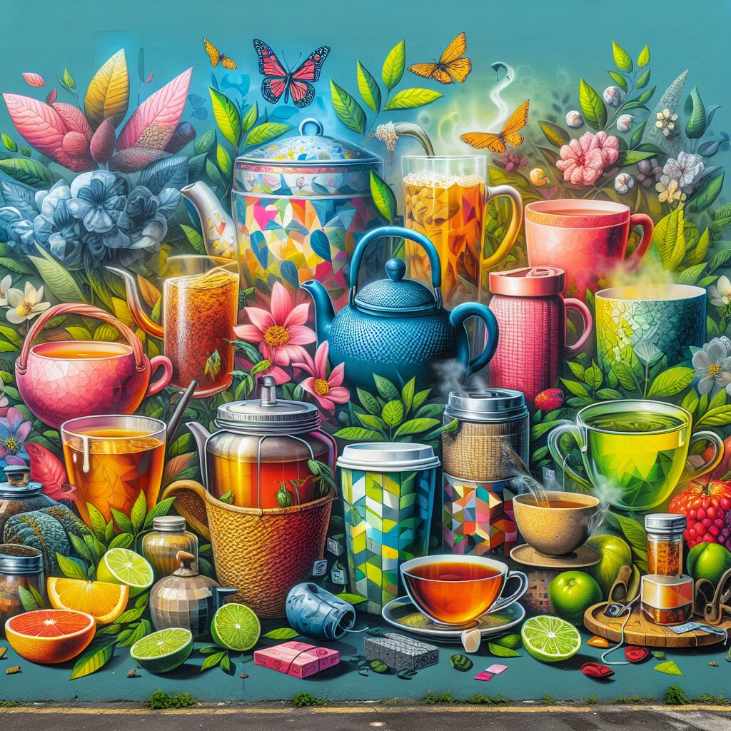 Tea Themes Capturing Attention in Street Art