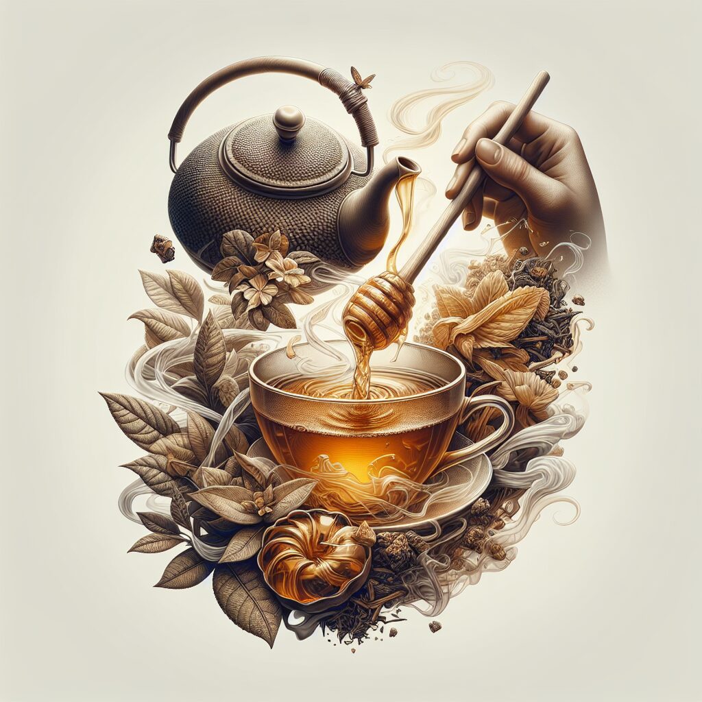 Tea as a Muse in Digital Artworks