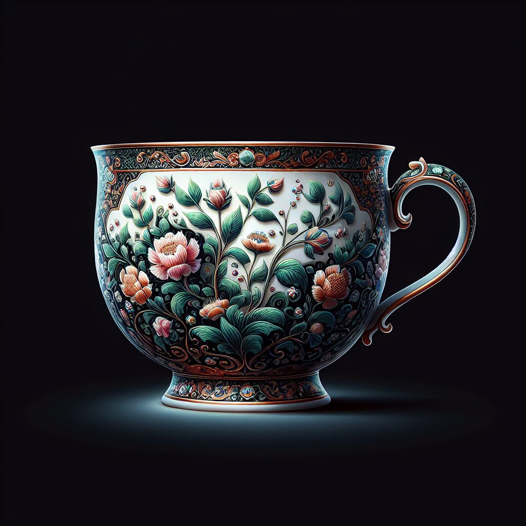 The Charm of Hand-Painted Tea Cups